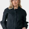 Bente Zebra Jacquard Jacket | Black