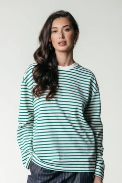 Colourful Rebel Logo Stripe Longsleeve | Off white