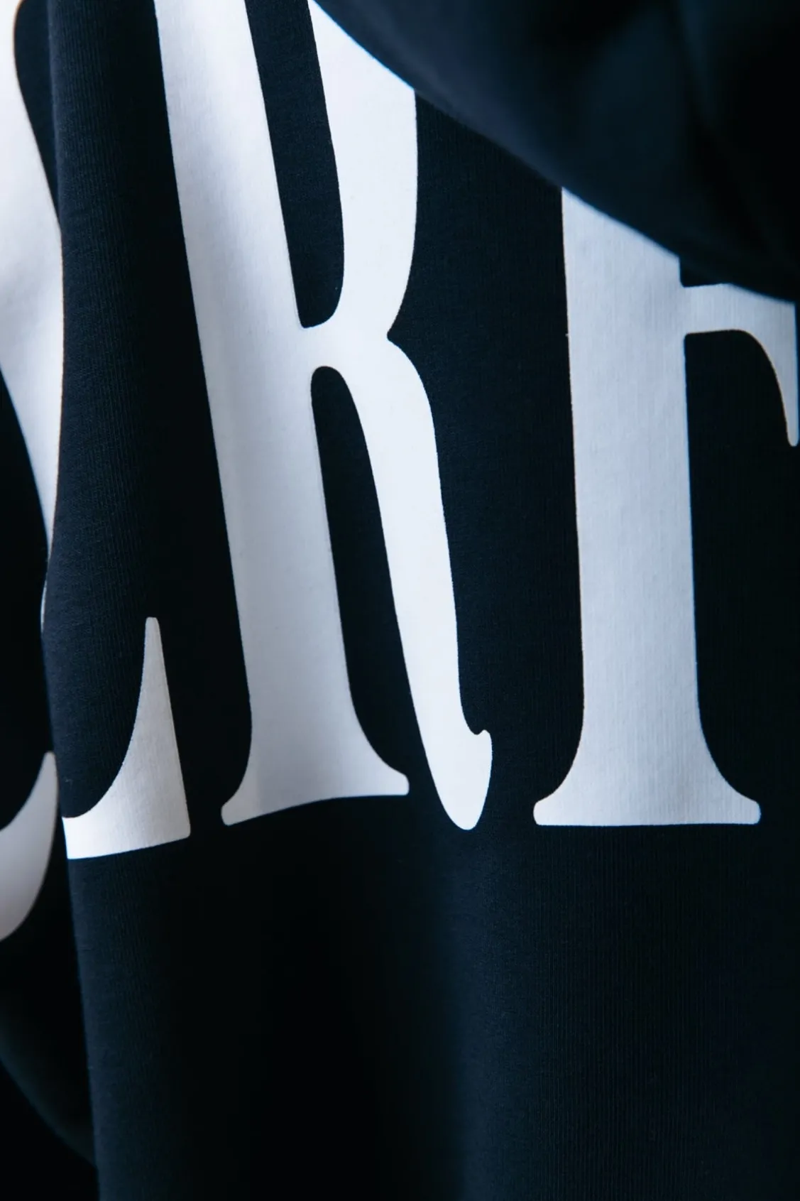 CR Back Logo Hoodie | Off black / Washed black