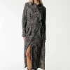 Desiree Leopard Dress | Warm Brown