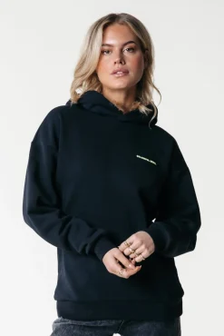 Flower Shapes Hoodie | Black