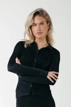 Ismaya Button Down Top | Black