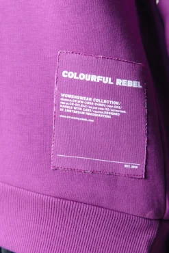 Label Hoodie | Violet Pink