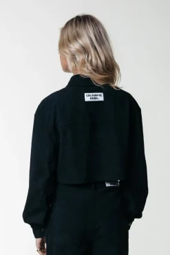 Olle Corduroy Blouse | Black