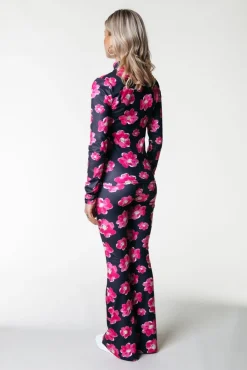 Poppy Flower Flare | Bright pink
