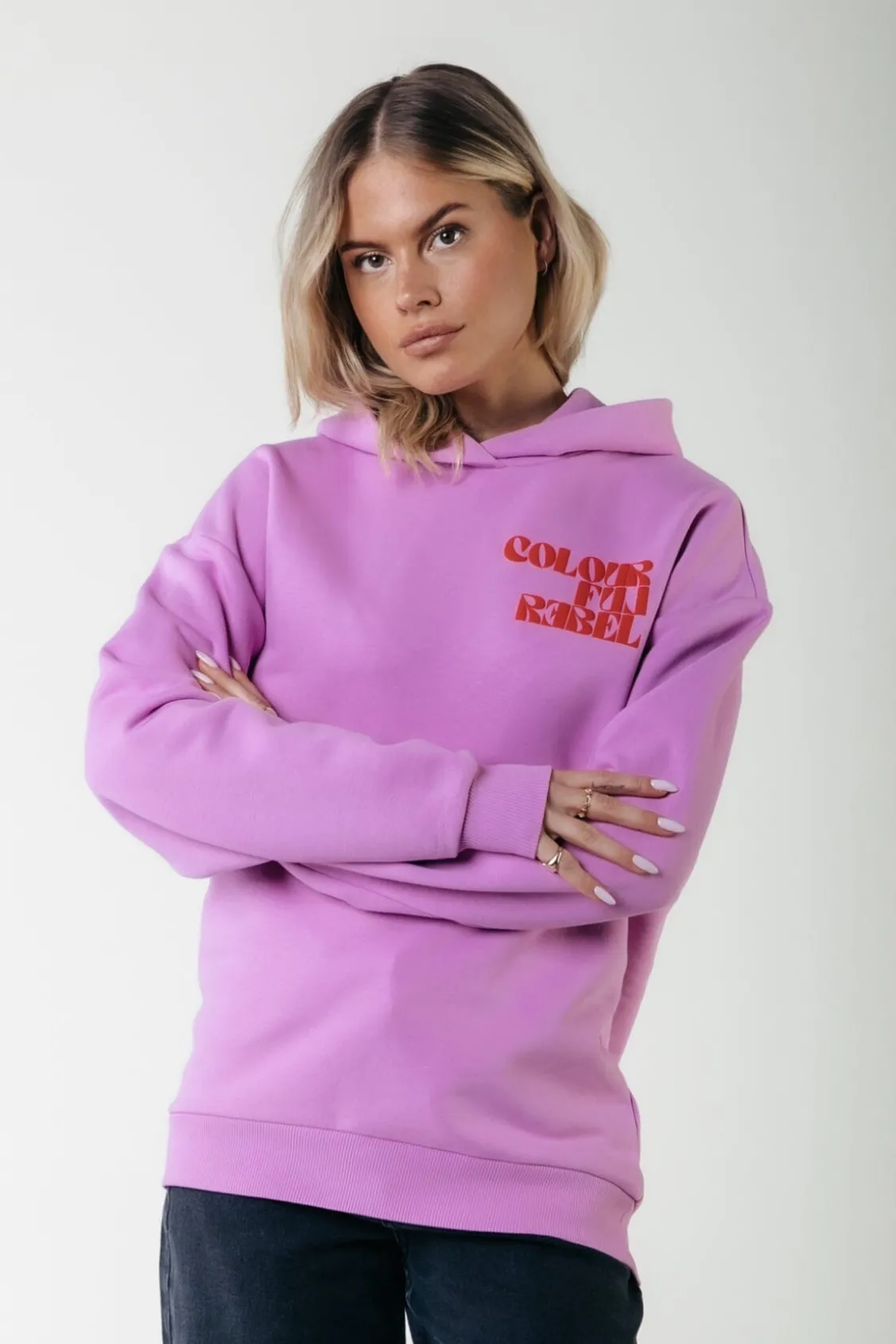 Puff Logo Hoodie | Medium Violet
