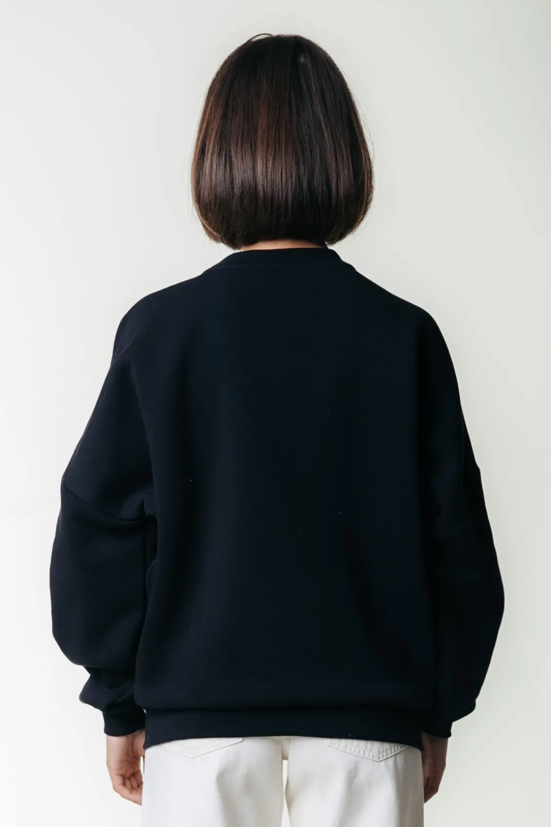 Racer Logo Sweat | Black