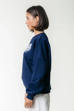 Racer Logo Sweat | Dark Navy