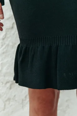 Robijn Fine Knit Dress | Black