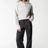 Rus Straight Pants | Dark brown