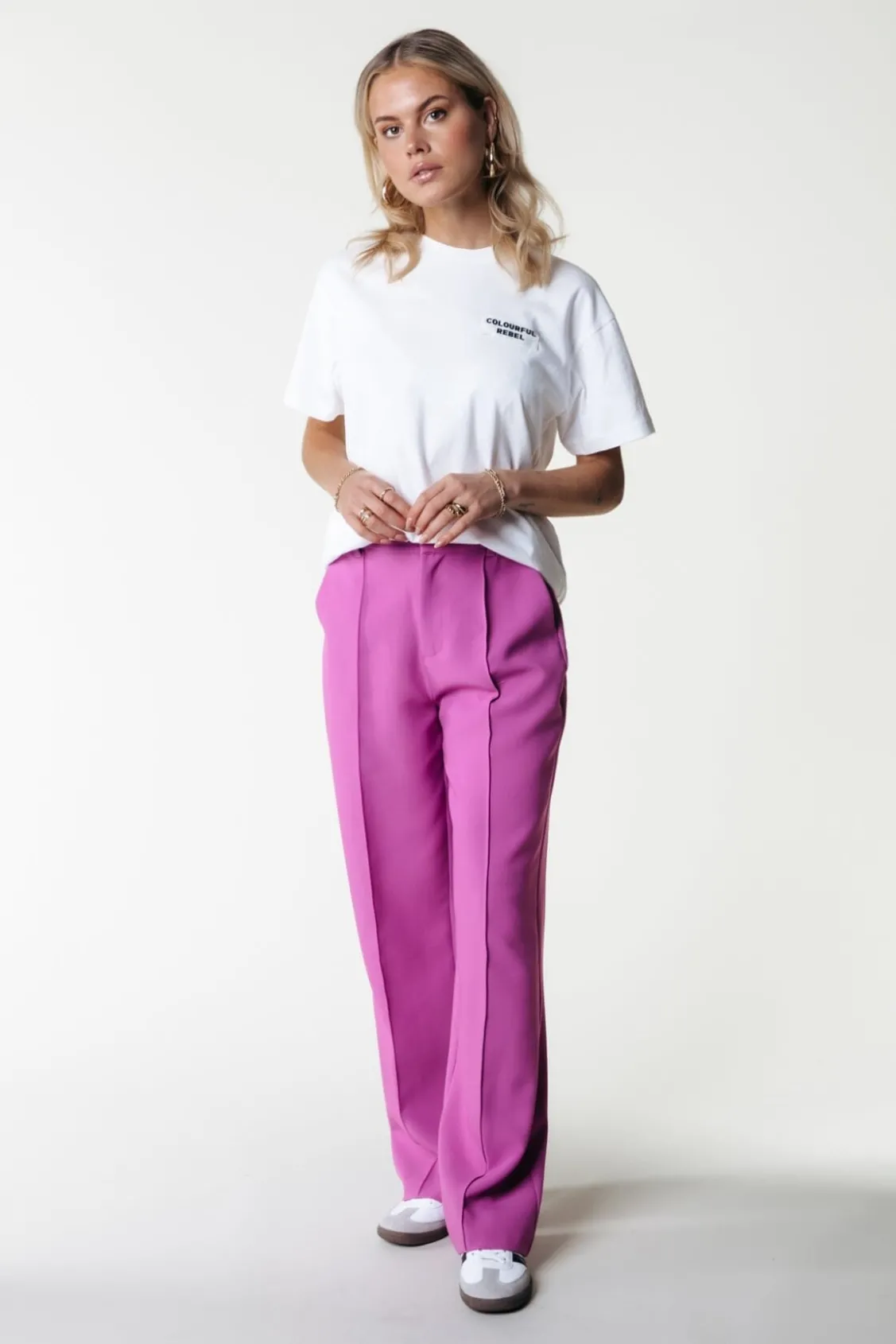 Rus Straight Pants | Violet Pink
