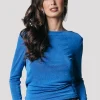 Savannah Waterfall Back Longsleeve | Vallarta Blue