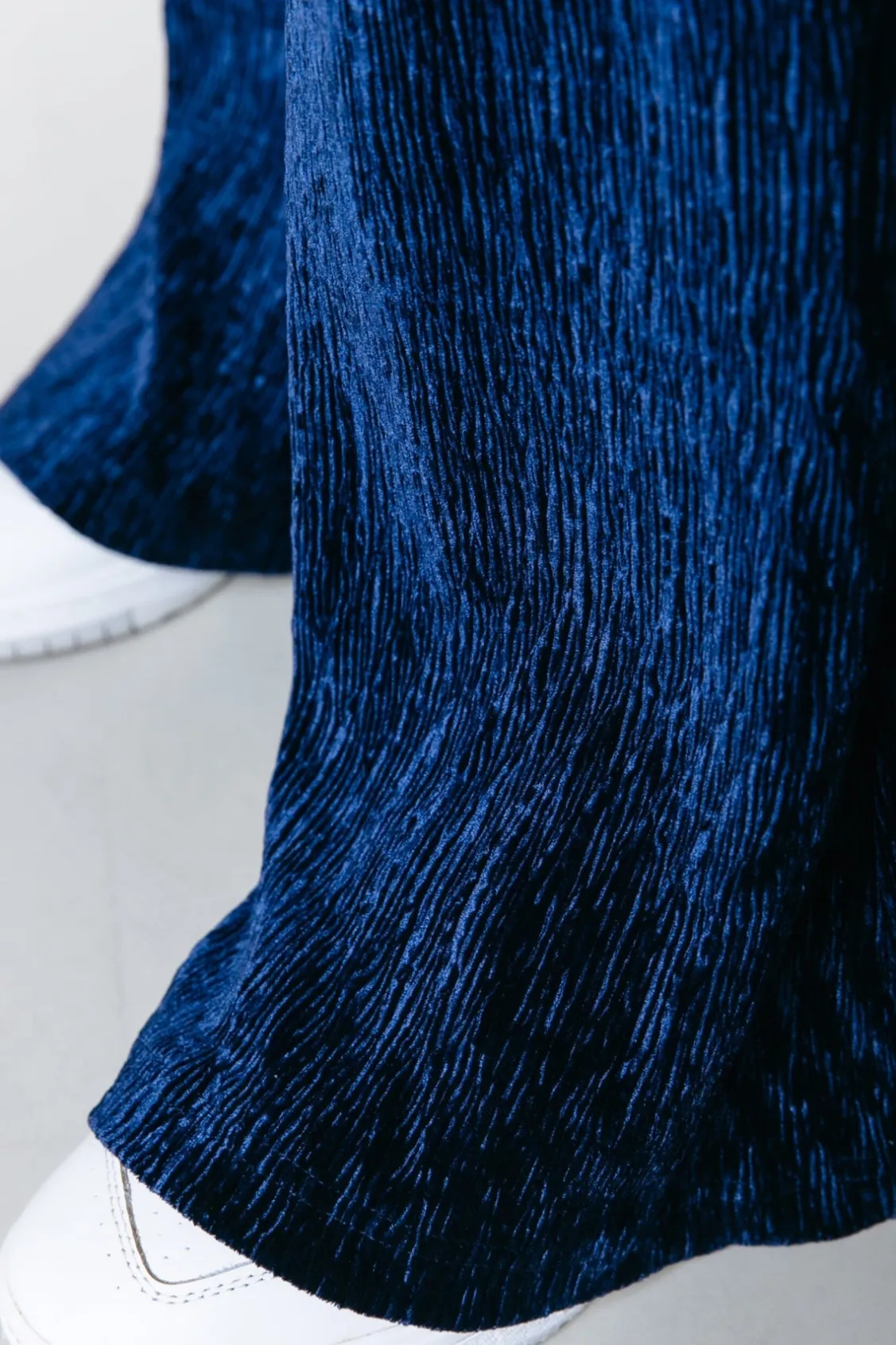 Structure Velvet Flare | Peacoat Blue