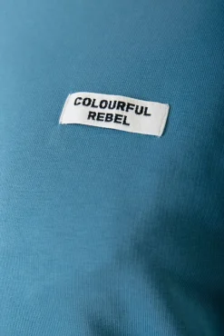 Uni Label Sweat | Soft petrol