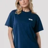 Uni Label T-shirt | Peacoat Blue