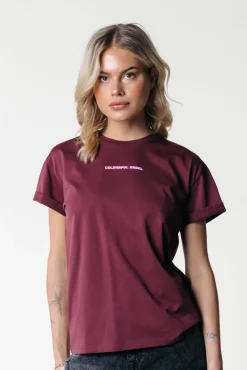 Uni Logo T-shirt | Port Red