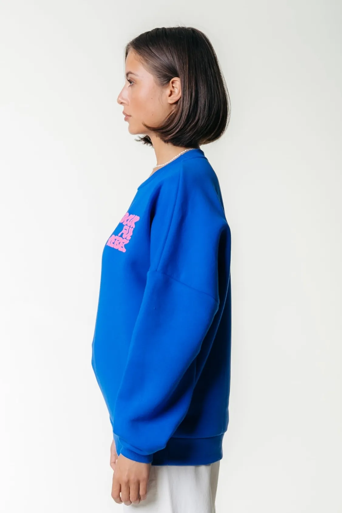 Wave Logo Sweat | Medium blue