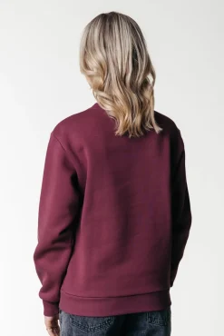 Wave Logo Sweat | Port Red