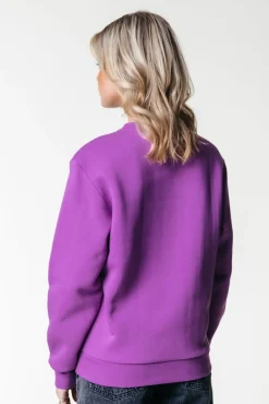 Wave Logo Sweat | Violet Pink